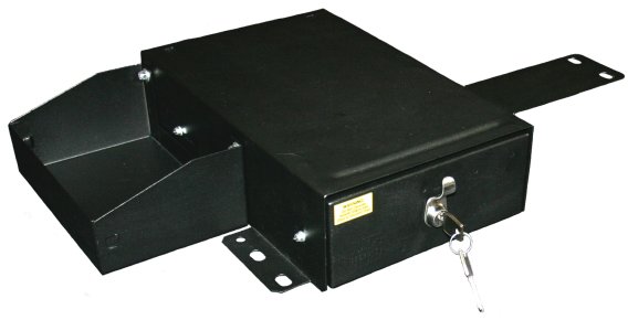Front Passenger Side Underseat Drawer - 66-77 Bronco Black Tuffy Security Products
