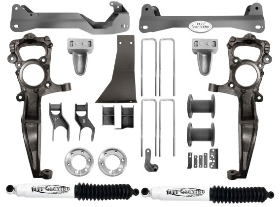 2009-2014 Ford F-150 4WD 6 Inch Suspension Lift Kit - Includes Shocks Tuff Country