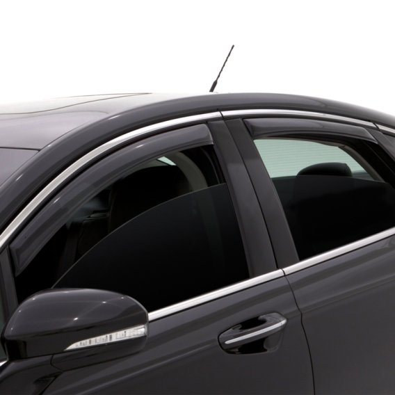 Auto Ventshade 194194 In-Channel Ventvisor Side Window Deflector, 4-Piece Set for 2010-2018 Ford ...