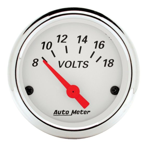 AM Arctic White Gauges