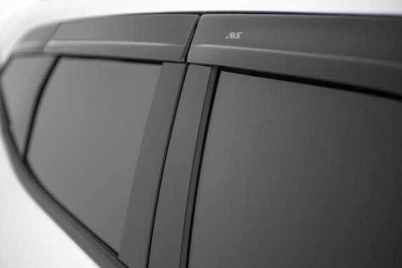 Auto Ventshade 896081 Low Profile Dark Smoke Ventvisor Side Window Deflector, 6-Piece Set for 19-...