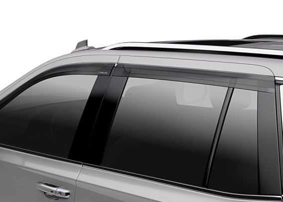 Auto Ventshade 894088 Low Profile Dark Smoke Ventvisor Side Window Deflector, 4-Piece Set for 21-...