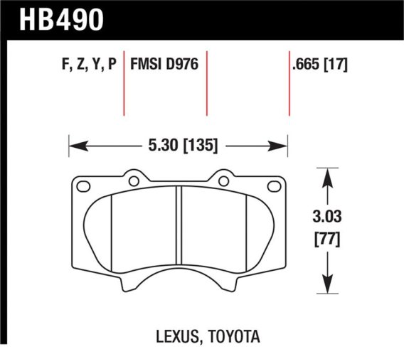HAWK Ceramic Brake Pad Sets