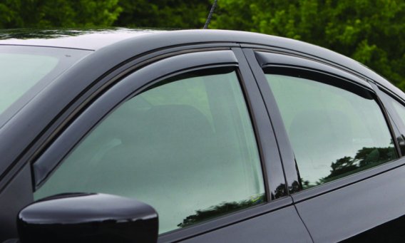 Auto Ventshade 194194 In-Channel Ventvisor Side Window Deflector, 4-Piece Set for 2010-2018 Ford ...