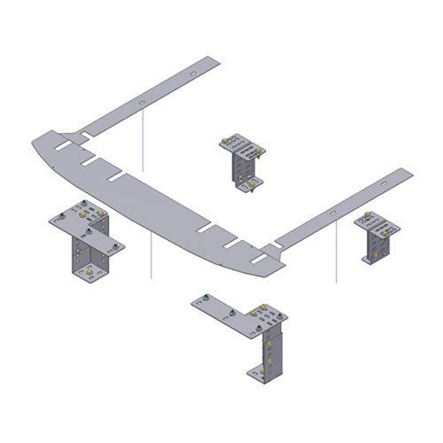 Mounting Kit For Tactical Security Drawer - 13-19 Explorer/Police Interceptor Tuffy Security Prod...