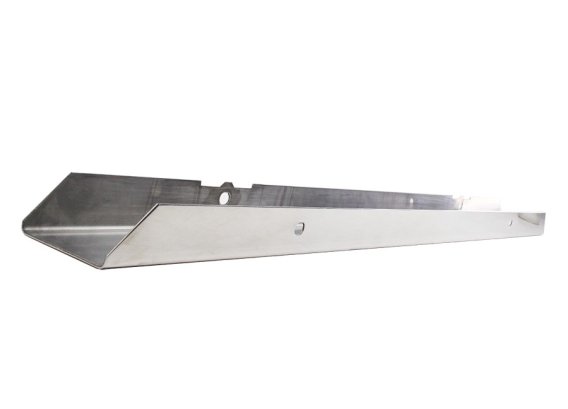 Jeep YJ 54 Inch Front Bumper Without Holes (No License Plate Holes) 87-95 Wrangler TJ Polished Si...