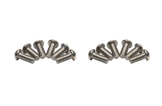 Jeep CJ/YJ Hardtop Door Hinge Set Without Mirror Holes 4 Pieces 76-93 CJ and Wrangler YJ Polished...