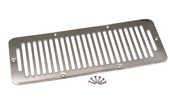Jeep CJ/YJ Hood Kit With TJ Style Hood Catch 78-95 CJ and Wrangler YJ Polished Silver Kentrol