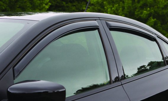 Auto Ventshade 194194 In-Channel Ventvisor Side Window Deflector, 4-Piece Set for 2010-2018 Ford ...