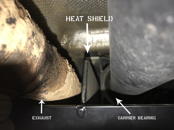 Jeep Renegade Carrier Bearing Skid Plate 15-UP Renegade Texture Black Powdercoat Steel American T...