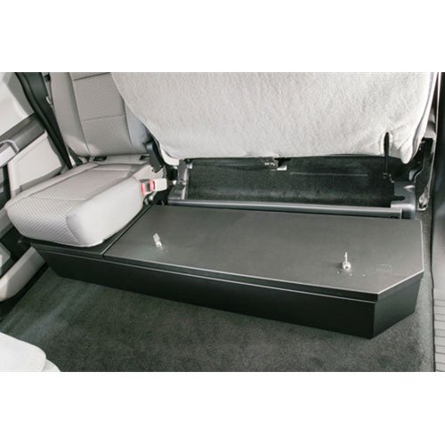 Rear Underseat Lockbox 15-22 F-150 17-22 F-250/350/450 Super Duty w/ Crew Cab w/o Floor Mounted S...