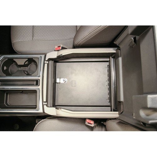 Console Safe 15-22 F-150 / 17-22 F-250/350 Super Duty w/ Flow-Thru Console Black Tuffy Security P...