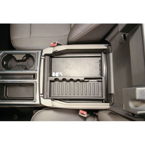 Console Safe 15-22 F-150 / 17-22 F-250/350 Super Duty w/ Flow-Thru Console Black Tuffy Security P...