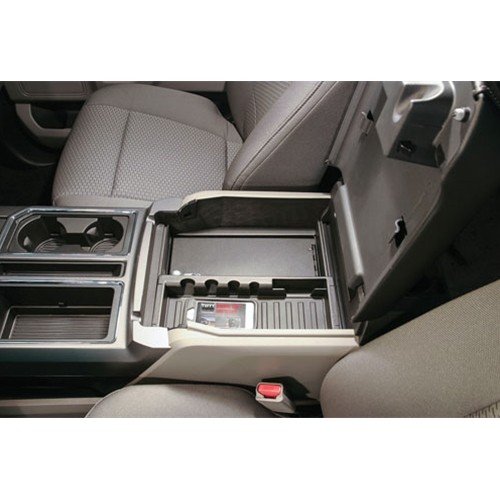 Console Safe 15-22 F-150 / 17-22 F-250/350 Super Duty w/ Flow-Thru Console Black Tuffy Security P...
