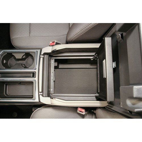 Console Safe 15-22 F-150 / 17-22 F-250/350 Super Duty w/ Flow-Thru Console Black Tuffy Security P...