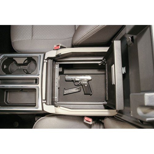 Console Safe 15-22 F-150 / 17-22 F-250/350 Super Duty w/ Flow-Thru Console Black Tuffy Security P...
