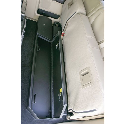 Rear Underseat Lockbox 15-22 F-150 17-22 F-250/350 Super Duty w/ Extended Cab Black Tuffy Securit...