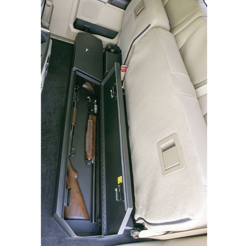 Rear Underseat Lockbox 15-22 F-150 17-22 F-250/350 Super Duty w/ Extended Cab Black Tuffy Securit...