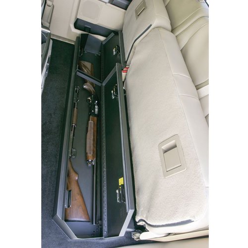 Rear Underseat Lockbox 15-22 F-150 17-22 F-250/350 Super Duty w/ Extended Cab Black Tuffy Securit...