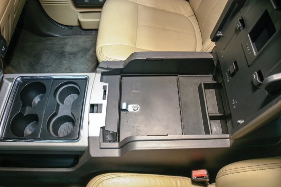 Console Safe - 11-16 F-250/350/450/550 Super Duty w/ Flow-Thru Console Black Tuffy Security Produ...