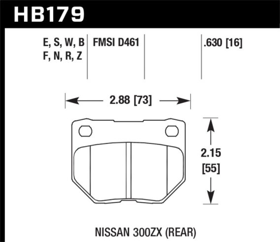 HAWK HPS 5.0 Brake Pad Sets