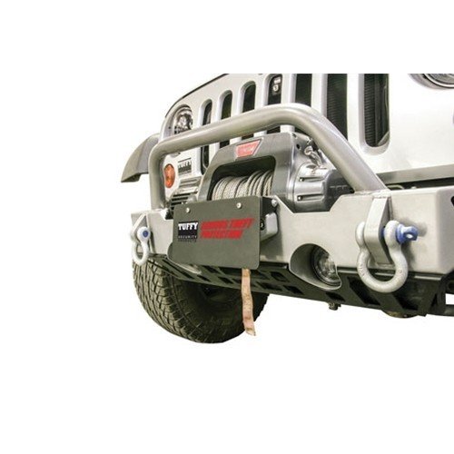 License Plate Holder For Hawse Fairlead Universal Black Tuffy Security Products