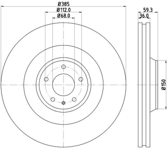 HELLA Brake Rotor