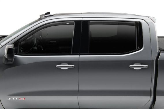 AVS 774080 Ventvisor LowProfile Matte Black 19-24 Chevrolet Silverado/GMC Sierra