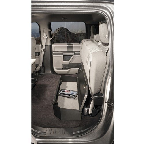 Rear Underseat Lockbox 15-22 F-150 17-22 F-250/350/450 Super Duty w/ Crew Cab 60 Percent Length B...