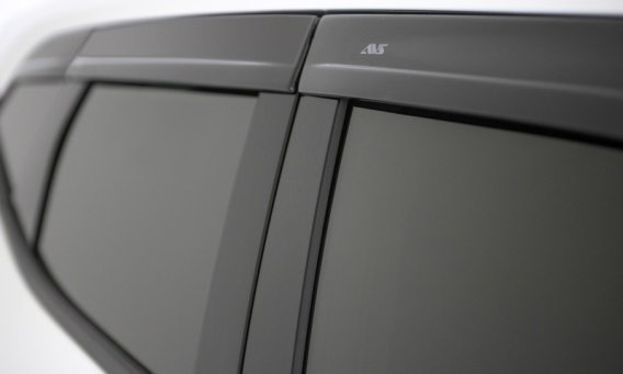 Auto Ventshade 894092 Low Profile Dark Smoke Ventvisor Side Window Deflector, 4-Piece Set for 21-...