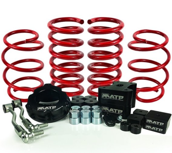 Jeep Renegade/Compass 4 Inch Lift Kit 4WD Only 15-Present Renegade 17-Present Compass Black Kit A...