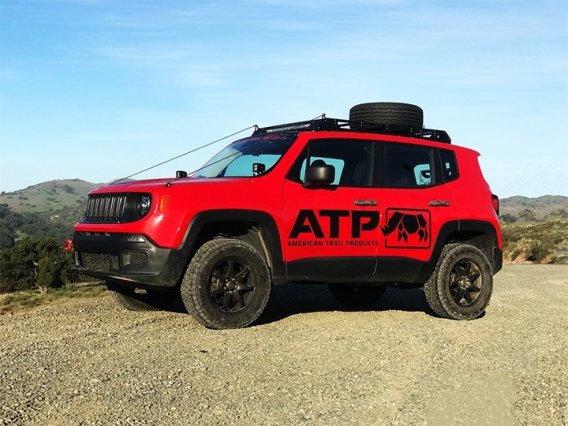 Jeep Renegade/Compass 4 Inch Lift Kit 4WD Only 15-Present Renegade 17-Present Compass Black Kit A...