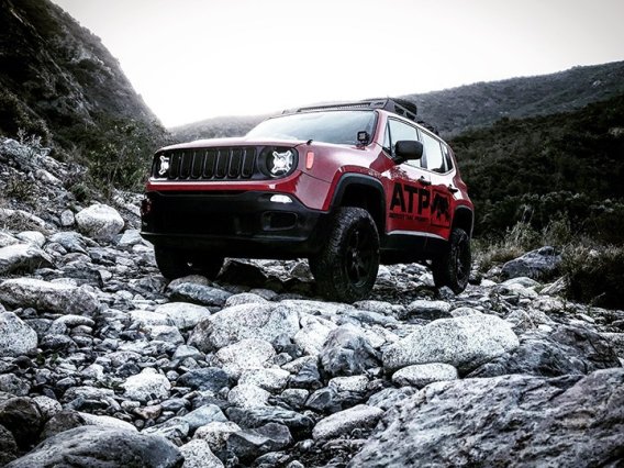 Jeep Renegade/Compass 4 Inch Lift Kit 4WD Only 15-Present Renegade 17-Present Compass Black Kit A...