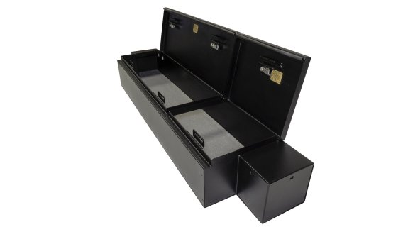 Rear Underseat Lockbox 19-22 Ram 1500 w/ Crew Cab Black Tuffy Security Products