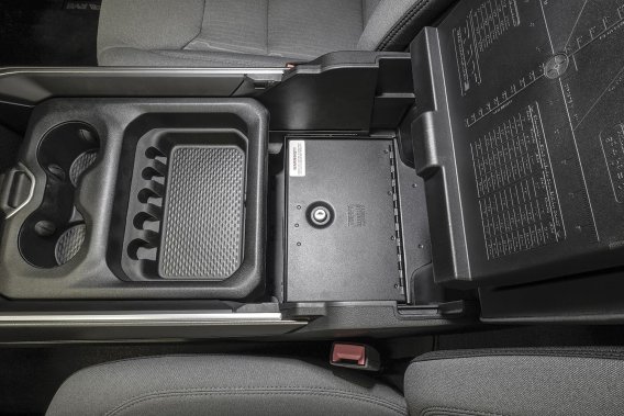 Console Safe 19-22 Ram 1500/2500/3500 w/ Fixed Floor Console w/o Sliding Console Trays with Cup H...
