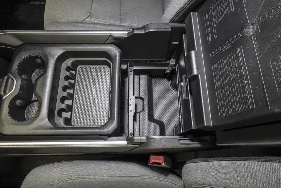 Console Safe 19-22 Ram 1500/2500/3500 w/ Fixed Floor Console w/o Sliding Console Trays with Cup H...