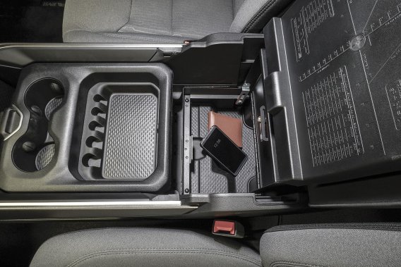 Console Safe 19-22 Ram 1500/2500/3500 w/ Fixed Floor Console w/o Sliding Console Trays with Cup H...