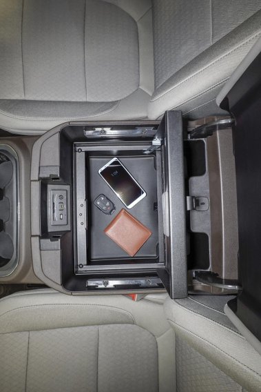 Console Safe 19-22 Silverado/Sierra 1500 {19 New Body Style} w/ Flow-Thru Console Black Tuffy Sec...