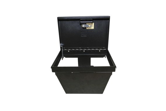 Console Safe 19-22 Silverado/Sierra 1500 {19 New Body Style} w/ Flow-Thru Console Black Tuffy Sec...