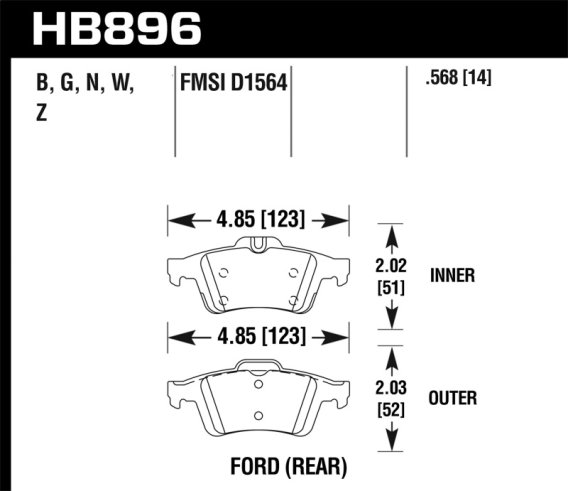 HAWK Ceramic Brake Pad Sets