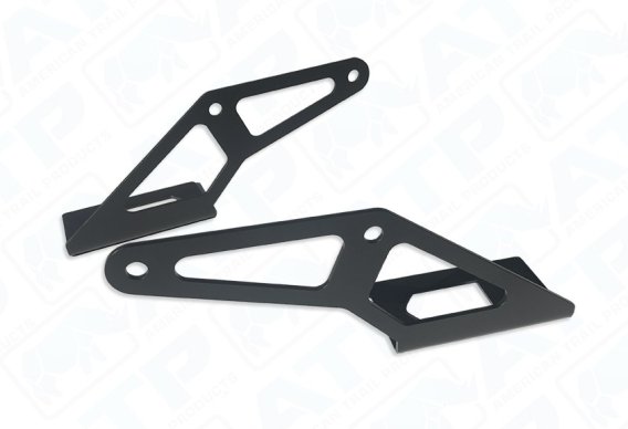 Jeep Renegade LED Light Bar Brackets For 40-42 Inch Light Bars 15-Up Renegade Satin Black Powderc...