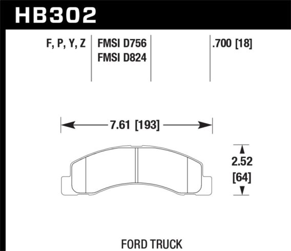 HAWK LTS Brake Pads