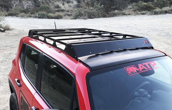 Jeep Renegade Roof Rack System 15-18 Renegade Black Powdercoat American Trail Products