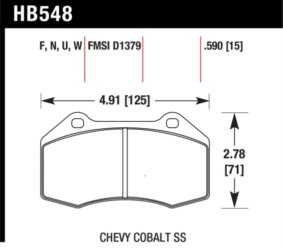 HAWK HPS Brake Pad Sets