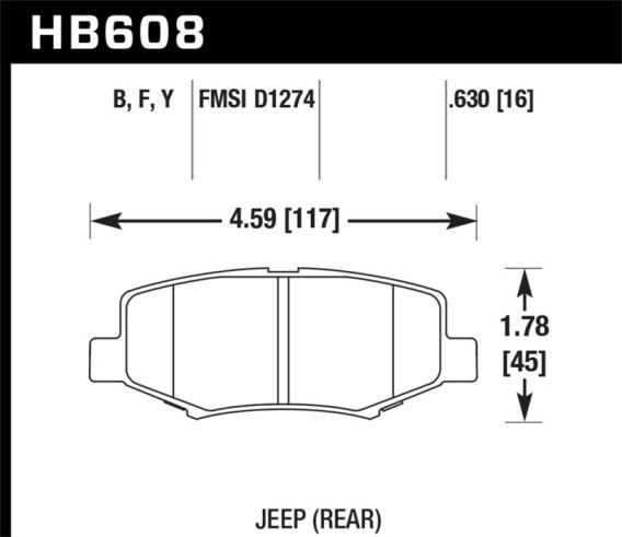HAWK HPS Brake Pad Sets
