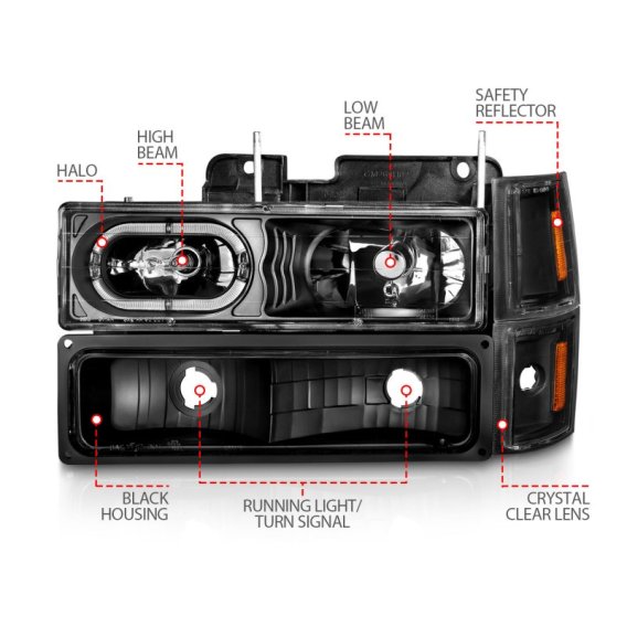 ANZ Crystal Headlights