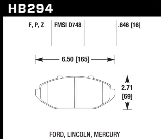 HAWK HPS Brake Pad Sets