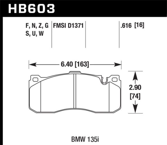 HAWK DTC-70 Brake Pad Sets