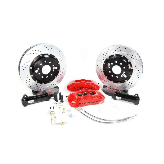 Pro Plus Brake System Front 12-17 Dodge Challenger Charger And Chryler 300C Non-SRT-8 Models Red ...