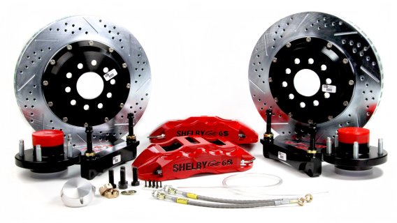 Brake System 14 Inch Front Extreme+ Silver 05-13 Ford Mustang BAER Brakes